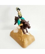 1990s Disney Goofy Bull Rider Wind Up Figurine Plastic Toy Burger King E94 - $370.00 MXN