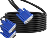 Vga Splitter Cable Dual Monitor Y Adapter Video Cord 1 Male To 2 Male Sc... - £26.85 GBP