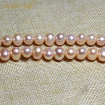 Fine AAAA 100% Natural Freshwater Pearl Flawless Goose Egg Oval shape Beads For  - £39.86 GBP