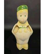 Vintage Ceramic Dutch Boy Armless Double Vase Planter Hand Painted 4.75&quot; - €13,61 EUR