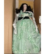 Franklin Heirloom Porcelain Scarlett O&#39;Hara Doll (Green Dress) in Origin... - £36.04 GBP