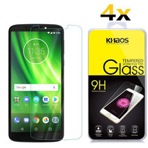 4-Pack For Motorola Moto G6 Play Tempered Glass Screen Protector - $23.99