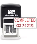 Cosco 2000 Plus Self-Inking Rubber Date Office Stamp with Completed Phra... - $510.33 MXN
