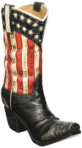 Patriotic Western Cowboy Boot Vase Decorative Home Decor Great for Events - $35.00