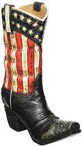 Patriotic Western Cowboy Boot Vase Decorative Home Decor Great for Events - £28.06 GBP