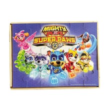 Jigsaw Puzzles, 5 in one wooden case, Mighty Pups Super Paws  - $6.90