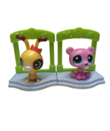 Lot Of Two 2015 Littlest Pet Shop LPS Hasbro McDonald’s Toys Bouncy Heads - £9.28 GBP