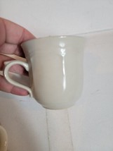 COFFEE MUG TEA CUP SOUTHAMPTON STONEWARE BEIGE FANCY HANDLE JAPAN Vintage - $21.81