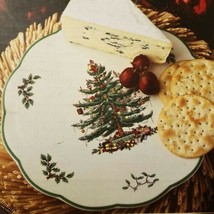 Spode Christmas Tree 9&quot; Cheese Plate / Trivet BRAND NEW IN BOX XT5814-X - £10.97 GBP