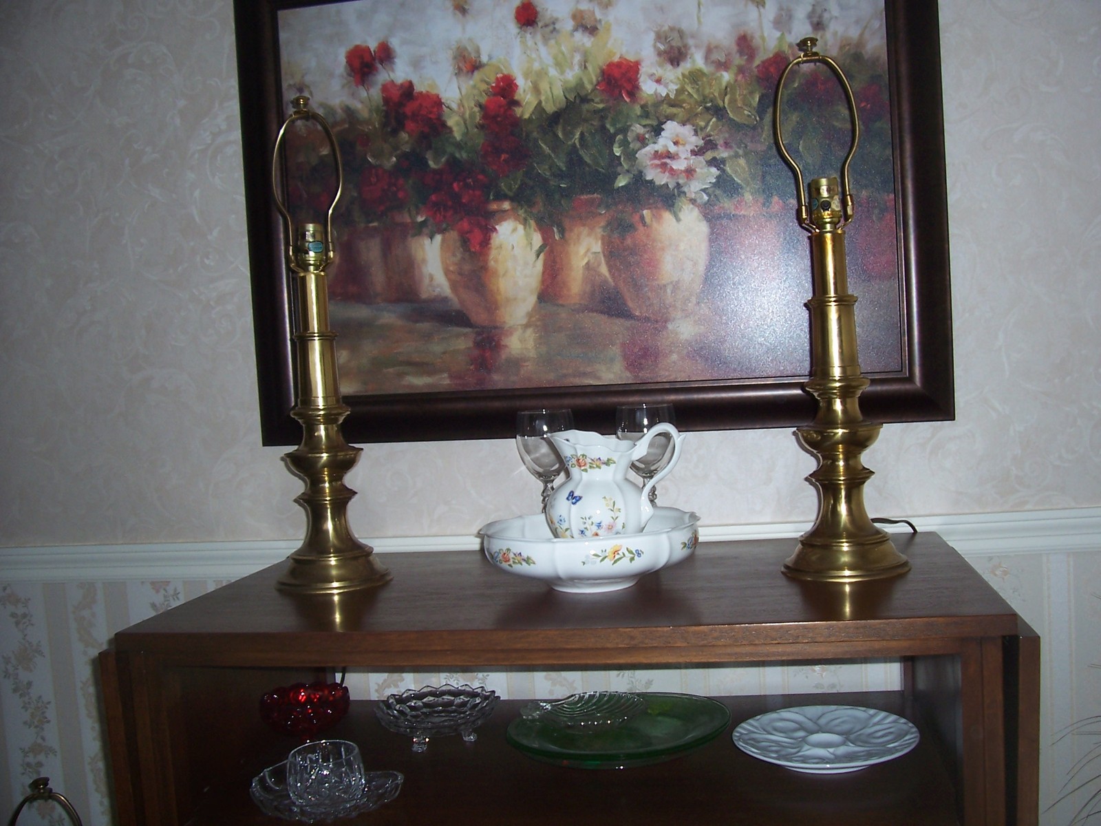 Pair of Vintage Stiffel Brass Table Lamps - Traditional Style - 3-way Switches - $130.00