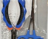 Fishing Outdoor Angler Tool Combo Kit 8.5 Stainless Steel Pliers Forceps... - $15.83