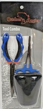 Fishing Outdoor Angler Tool Combo Kit 8.5 Stainless Steel Pliers Forceps... - $15.83