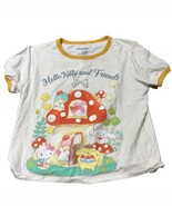Hello Kitty & Friends Graphic T-Shirt Yellow Trim Girls Large Sanrio - €9,92 EUR Hello Kitty & Friends Graphic T-Shirt Yellow Trim Girls Large Sanrio - €9,92 EUR