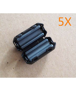 5pcs TDK black 7mm Cable Clamp Clip RFI/EMI/EMC Noise Filters Ferrite Co... - $12.21 CAD