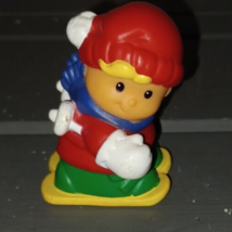 Fisher Price Little People WINTER SNOW SKIER SKIING BOY CHRISTMAS 1998 - $10.00