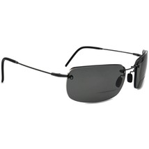Maui Jim Sunglasses Frame Only MJ-351-02 Flexon Black Half Rim Metal Japan 64 mm - £175.73 GBP