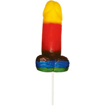 Sweet &amp; Sour Jumbo Rainbow Gummy Cock Pop - $27.54