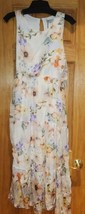 NEW LARA G by Lara Guidotti Garden Floral Airy Silk Blend Maxi Dress size Small - £23.30 GBP