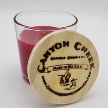 NEW Canyon Creek Candle Company 8oz tumbler jar WILD HUCKLEBERRY scent Handmade! - £15.13 GBP
