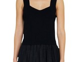 Current Air Sleeveless Sweater Tank Black - $34.00