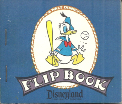 Walt Disney - Disneyland - Donald Duck Flip Book - Light Wear - No Date - £46.97 GBP