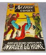 Vintage Action Comic Book June 1971 No 401 DC Superman Invader Go Home - £4.76 GBP