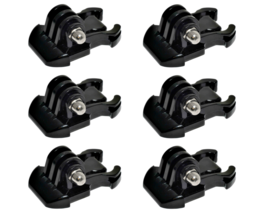 [6 PCS]Release Flat Buckle Clip Mount Adapters for GoPro HERO 12 11 10 9 8 7 6 5 - £6.98 GBP