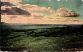 Sunset on the Prairie Scene in Wyoming Vintage Postcard (C1) - £8.15 GBP