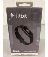 Fitbit Luxe Fitness/Wellness Tracker GPS Stress Management Black/Graphite - $1,669.61 MXN