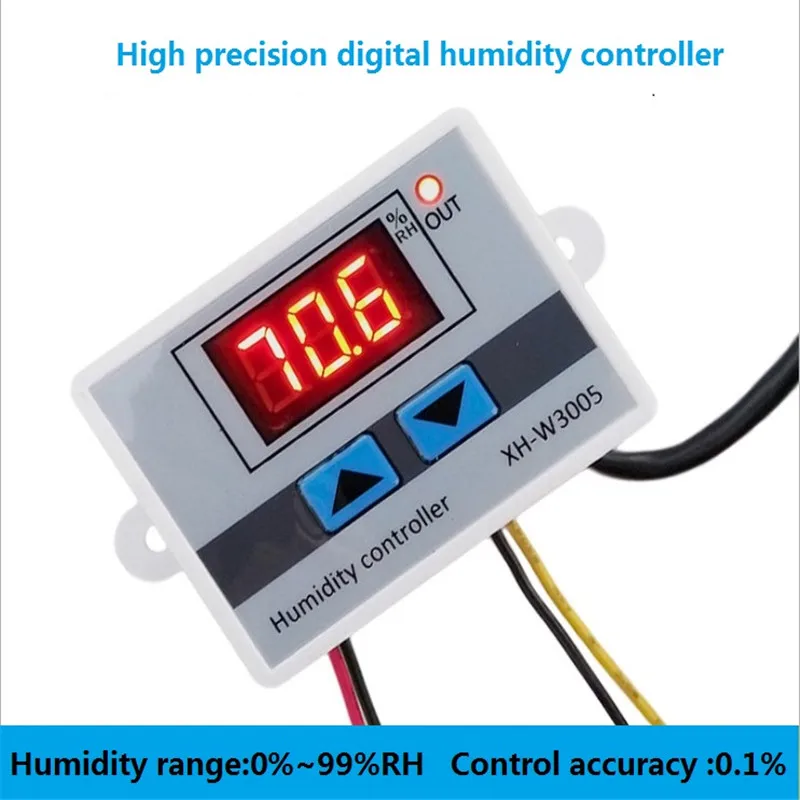 W3005 220V 12V 24V Digital Humidity Controller instrument Humidity control Switc - £169.75 GBP