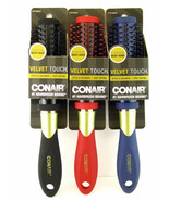 CONAIR VELVET TOUCH METAL NYLON SMALL ROUND HAIR BRUSH   - 1 CT. (77216) - $17.64 CAD
