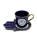 Turkish Cup With Saucer | Blue - $25.00