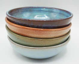 Lot of 4 Phesington Kilns Studio Ceramic Bowls Cereal Soup - $54.44