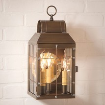 Martha&#39;s new Outdoor Triple Light Wall Lantern in Weathered Brass - £262.02 GBP