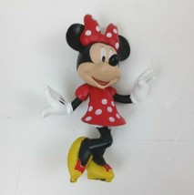 Vintage Disney Mickey &amp; Friends Minnie Mouse 3&quot; Vinyl Figure - £3.80 GBP