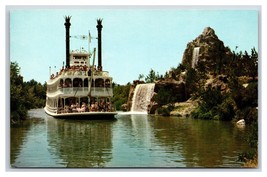 Disneyland Marchio Twain Riverboat C-9 Anaheim Ca Unp Cromo Cartolina - £3.16 GBP