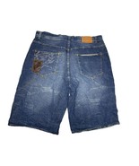 Phat Classics Original Mens Size 44 Jean Denim Long Shorts Vintage - £19.54 GBP