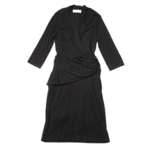 NWT MM. Lafleur The Casey in Black Ruched Faux Wrap Jersey Sheath Dress XL - £102.50 GBP