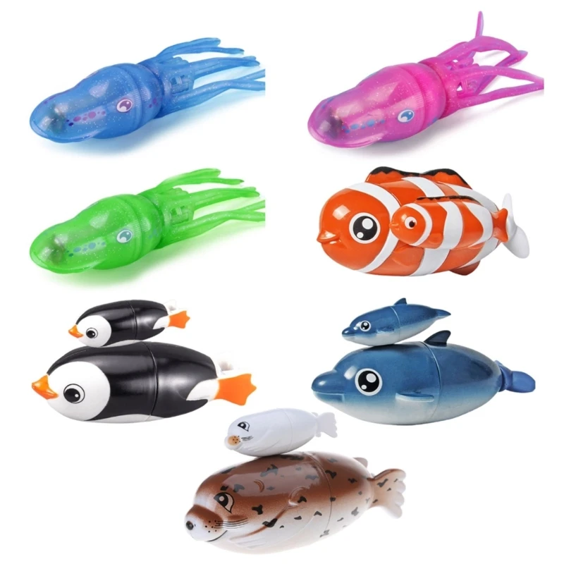 Fish Boat Floating Toy Bathtub Toy for Baby Battery Powered Educational Water - £13.42 GBP+