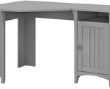 Bush Furniture Salinas 55W Corner Desk with Storage in Cape Cod Gray - $292.24