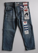 Wrangler Boys Size 4 Regular Taper Fit Free To Stretch Medium Wash Jeans New - £13.21 GBP