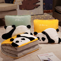 Cute Cartoon Panda Pillow Blanket Dual-use - £21.15 GBP