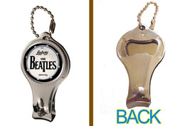 The Beatles Ludwig Drum Kit Logo Nail Clipper Bottle Opener - £6.78 GBP