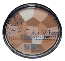 N.Y.C. York Color Wheel Mosaic Face Powder 722A Translucent Highlighter Glow NEW - $34.65