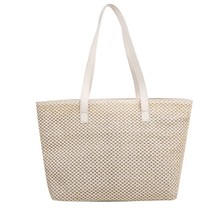 Fashion Women Beach Summer Straw Woven Pure Color  Shopping Tote Bag Casual Ladi - £86.85 GBP