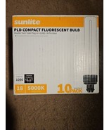 10 Pack Sunlite 18 Watt PLD 4-Pin Double Twin Tube, G24Q-2 Base, Super W... - $685.71 MXN