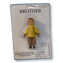 Vintage Town Square Miniatures Red Haired Brother in Yellow Sweater 1:12 NEW - £5.88 GBP