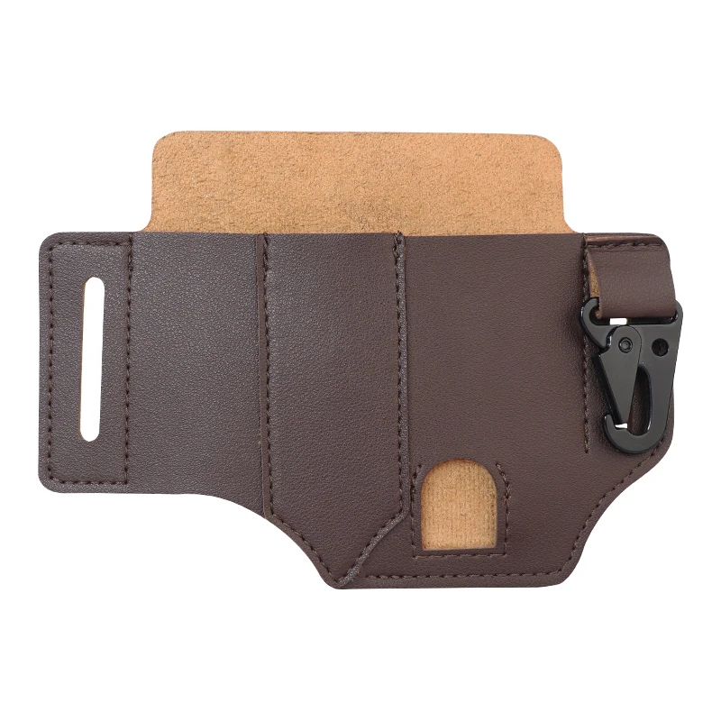 WESSLECO PU Leather EDC Pocket Organizer Army  Tool Holster Pen Key Flashligt Po - £50.90 GBP