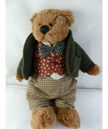 Ganz 9.5&quot; Bear Cottage Collectibles  Plush by Lorraine 1998 Vtg in Suit ... - $23.68 CAD