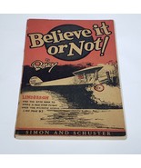 VTG Believe it or Not by Ripley Book Simon and Schuster Lindbergh Cover ... - £35.92 GBP